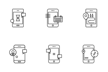 Aplicaciones móviles Paquete de Iconos