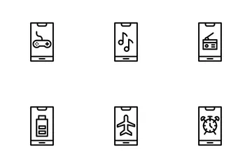Aplicaciones móviles Paquete de Iconos