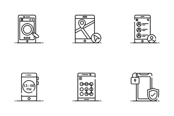 Aplicaciones móviles Paquete de Iconos