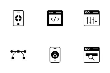 Aplicaciones web y móviles Paquete de Iconos