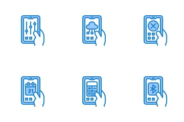 Aplicações Móveis Pacote de Ícones