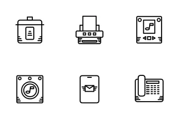 Appareil électronique Pack d'Icônes