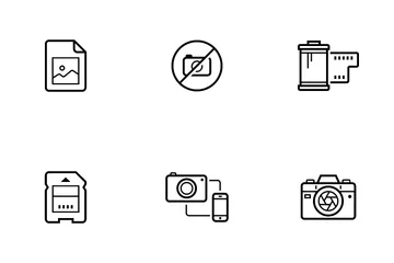 Appareil photo et photographie Pack d'Icônes