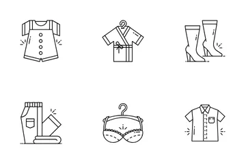 Apparel & Clothing Icon Pack