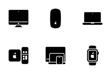 Apple Devices (glyph) Icon Pack