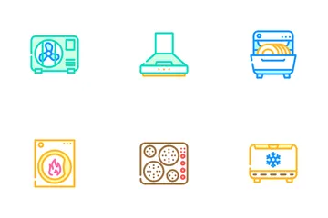 Appliances Domestic Technology Icon Pack
