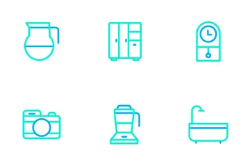 Appliances - Outline Color Icon Pack