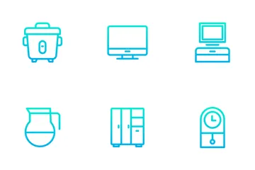 Appliances - Outline Gradient Icon Pack