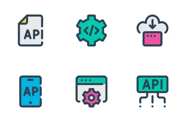 Application Programming Interface Vol-1 Icon Pack