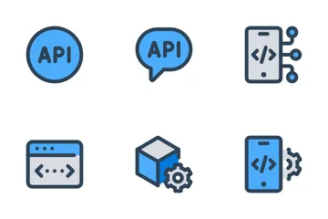 Application Programming Interface Vol-2 Icon Pack