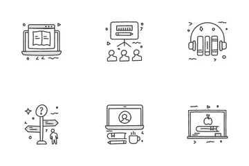 Apprentissage électronique Pack d'Icônes