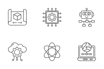 Apprentissage automatique Pack d'Icônes