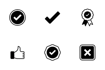 Approuvé et rejeté Icon Pack