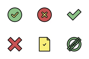 Approve & Rejected Icon Pack