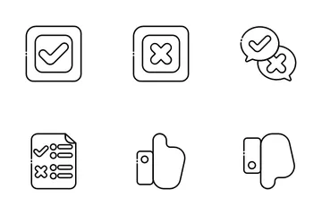 Approved And Rejected Icon Pack