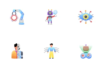 Aprendizaje automático Paquete de Iconos