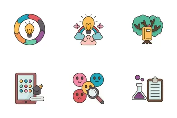 Aprendizaje creativo Paquete de Iconos