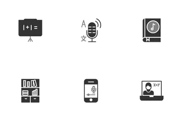Aprendizaje de idiomas Icon Pack