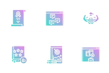 Aprender en línea Paquete de Iconos