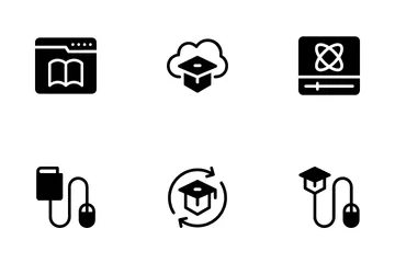 Aprender en línea Paquete de Iconos