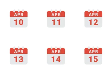 April Date Icon Pack