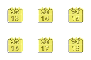 April Date Icon Pack