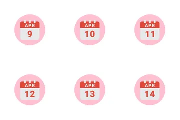 April Date Icon Pack