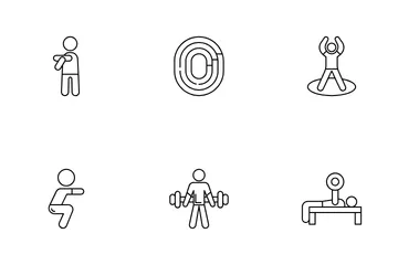 Aptitud física Paquete de Iconos