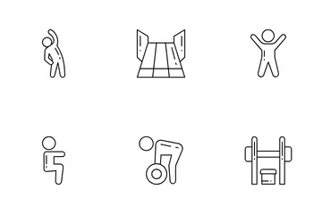Aptitud física Paquete de Iconos