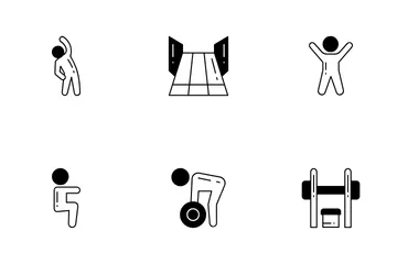 Aptitud física Paquete de Iconos