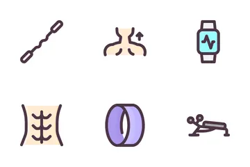 Aptitud física Paquete de Iconos