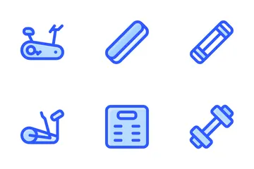 Aptitud física Paquete de Iconos