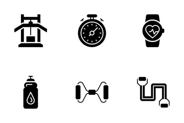 Aptitud física Paquete de Iconos