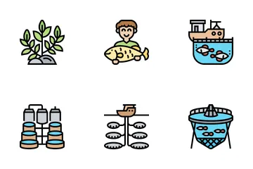 Aquaculture Icon Pack