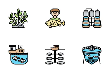 Aquaculture Icon Pack