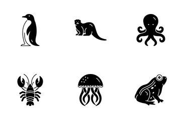 Aquatic Animal Icon Pack