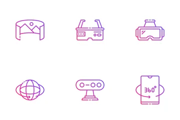 AR And VR Technology Icon Pack
