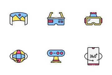 AR And VR Technology Icon Pack