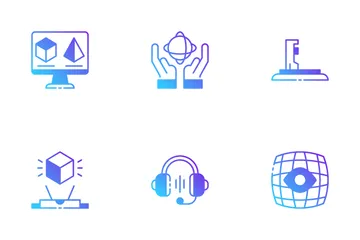 AR And VR Technology Icon Pack