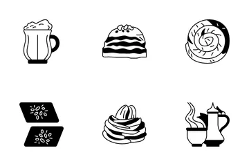 Arabic Cuisine Icon Pack