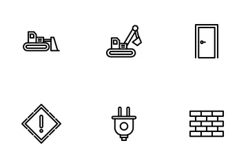 Arbeit und Bau Symbolpack