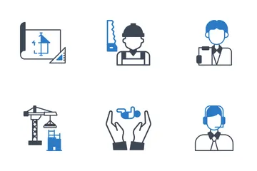 Arbeiterjobs Symbolpack