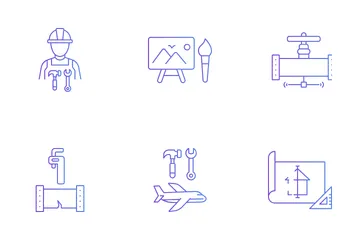 Arbeiterjobs Symbolpack