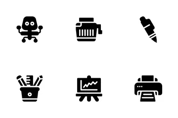 Arbeitsplatz Symbolpack