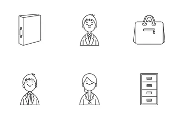 Arbeitsplatz Symbolpack