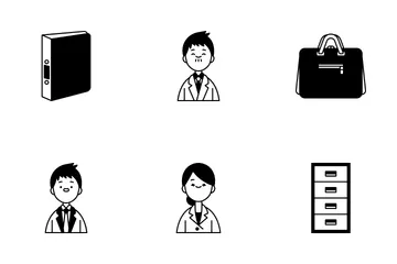 Arbeitsplatz Symbolpack