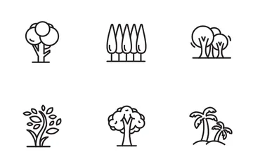 Des arbres Icon Pack