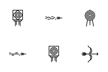 Archery Items Icon Pack