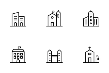 Architecture And Buildings Icon Pack