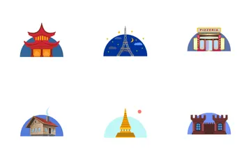 Architecture And Buildings  Icon Pack